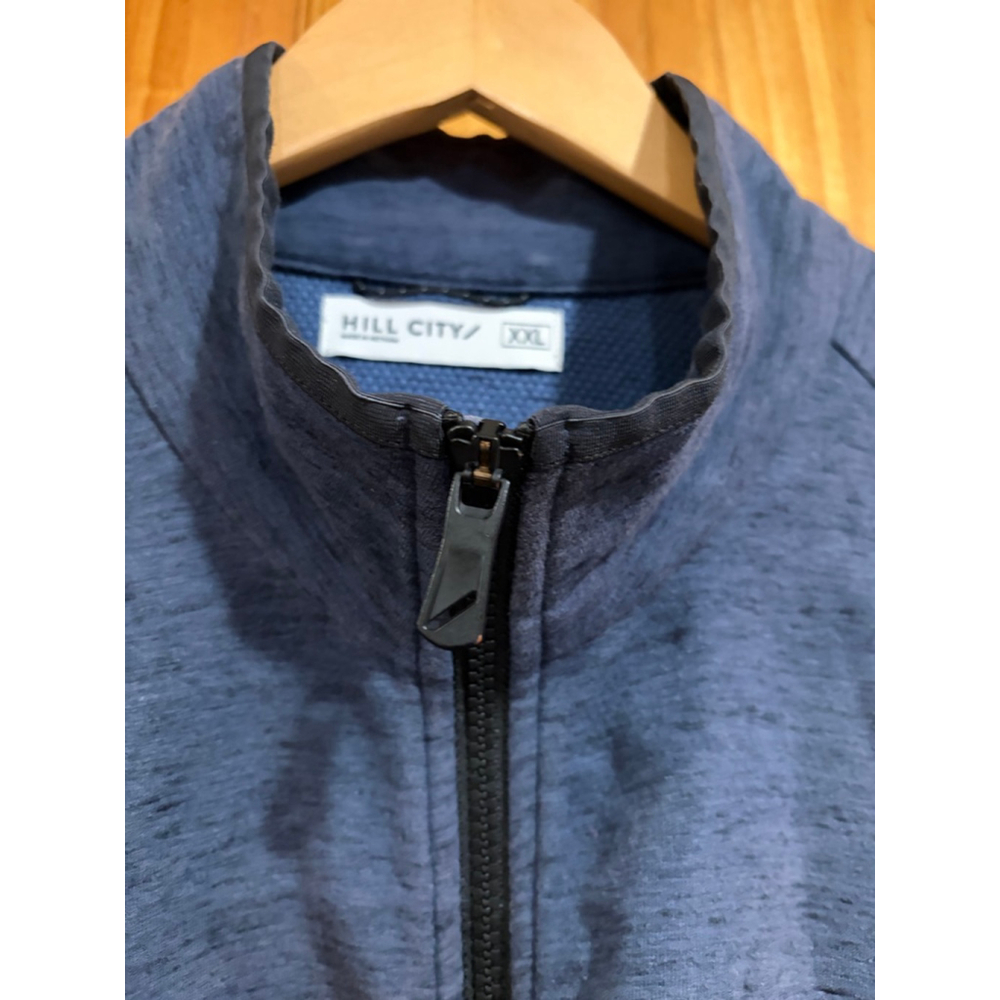 Hill City Full Zip Jacket Performance Athletic Bl… - image 5